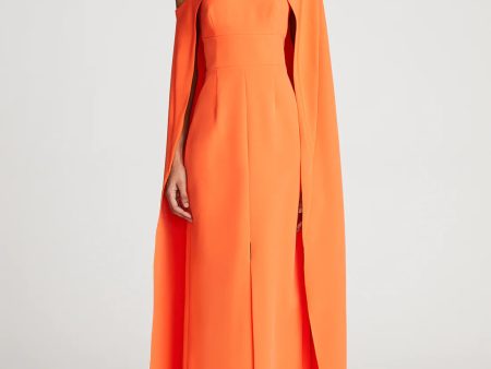 HH Elycia Gown in Red Orange Sale