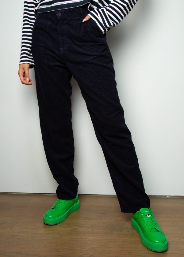 FIVE Cyril Trousers in Navy Cheap