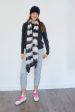 CRUSH Cashmere Tie Dye Lima Scarf in Khaki Supply