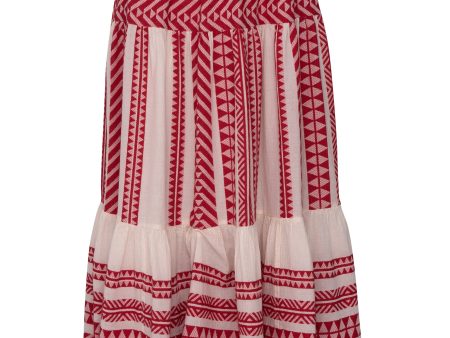 D Sara Skirt in Red Online