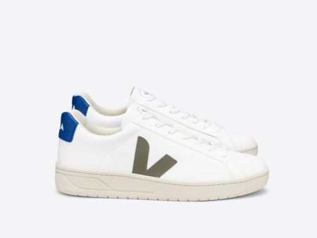 VEJA 72617 Urca Trainers in White and Khaki Sale