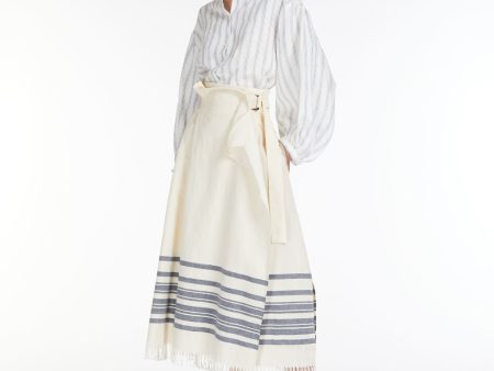 MM Targa Skirt in Ecru For Sale