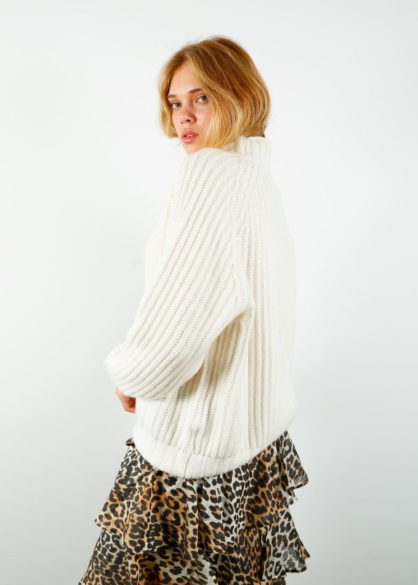 VK Marceline Raglan Cashmere in Angel White For Discount