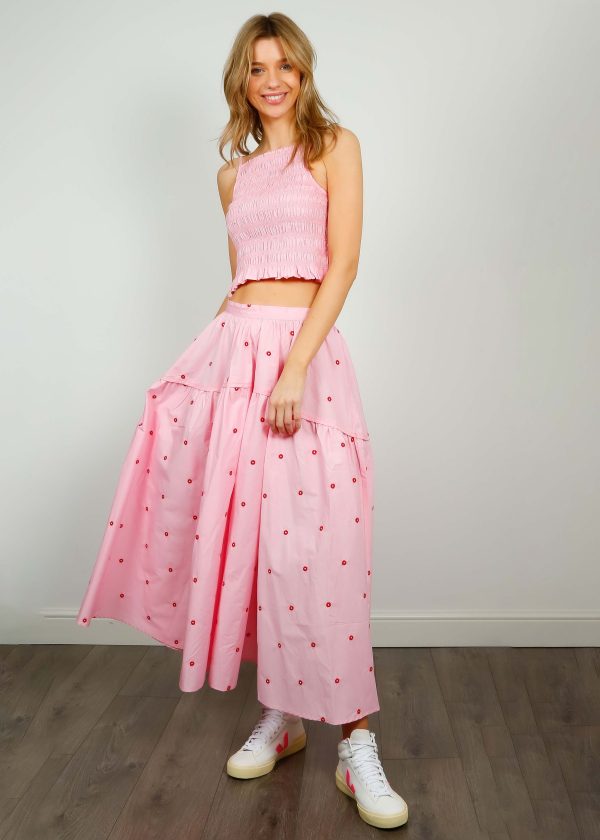 APARTMENT Elyse Skirt in Pink Hot on Sale