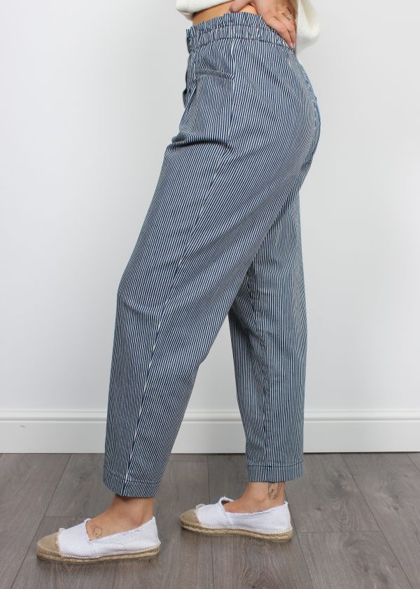 Bellerose Lilo striped cotton trousers Sale