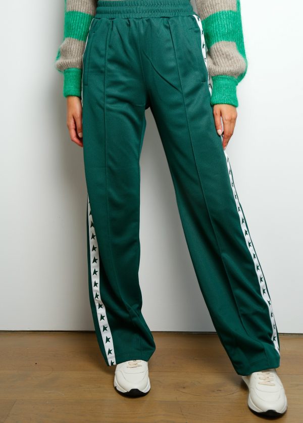 GG Dorotea Wide Leg Joggers in Green For Cheap