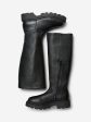 SLF Emma High Leather Boots in Black Online Sale