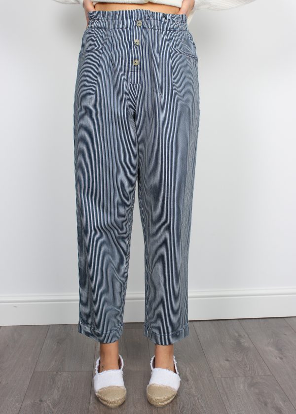 Bellerose Lilo striped cotton trousers Sale