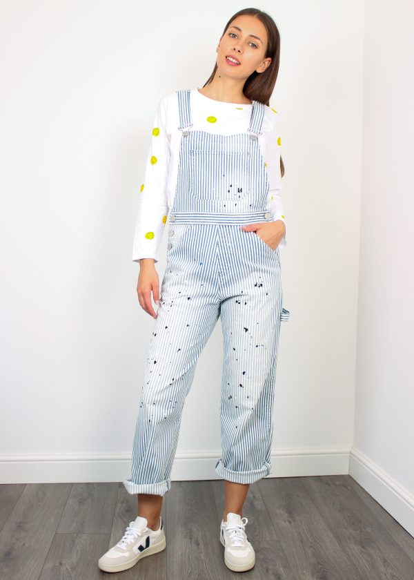 L&H Omar Dungarees in Stain Bluew  Online