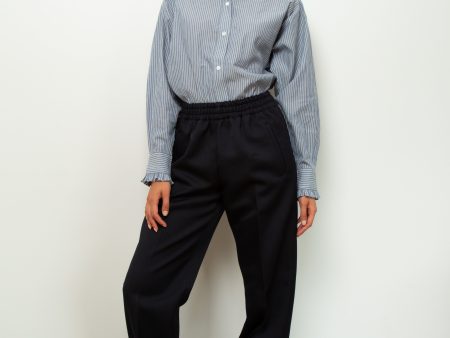 GG Golden gabardine jogging pant in dark blue For Discount