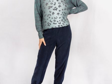 360 Christi Printed Jumper in  Eucalyptus For Sale