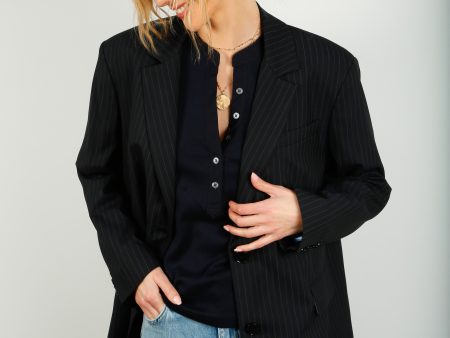 EA Dercy Oversized Blazer in Lochness Cheap