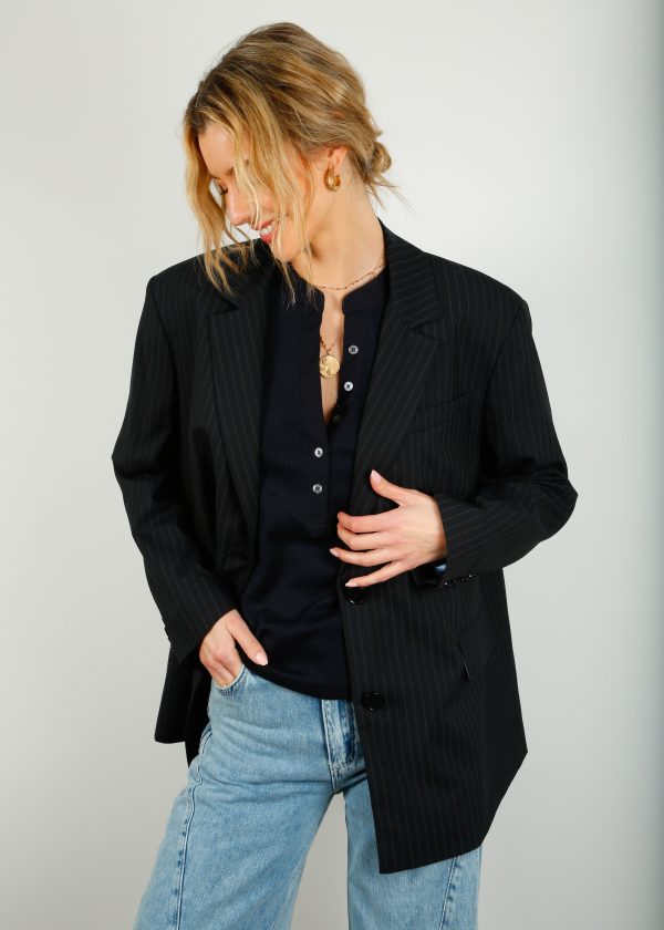 EA Dercy Oversized Blazer in Lochness Cheap