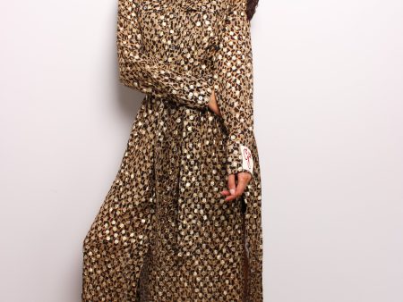 GG Golden Shirtdress in Leopard Online Hot Sale