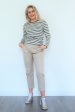 IM Pralunia Cotton Trousers in Beige For Discount