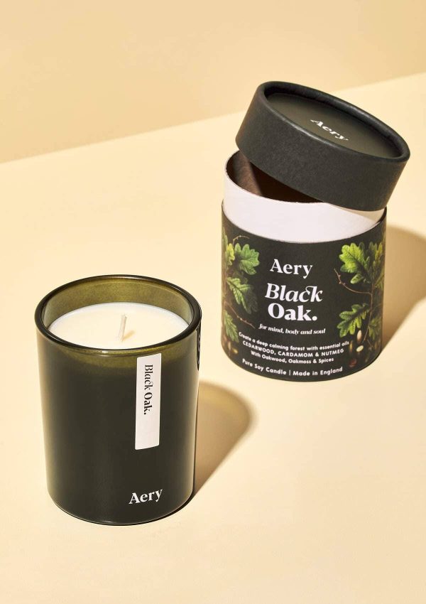 AERY Black Oak Candle Online Sale