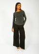 SUNCOO Johan Trousers in Black Hot on Sale