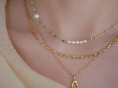 ENAMEL Lola Glory Necklace in Confident, Pearl Online Hot Sale