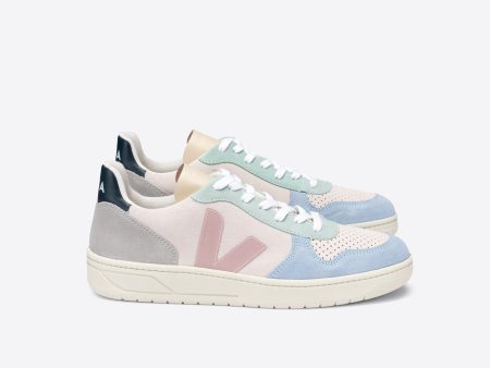 VEJA V-10 Suede in Multi, Natural, Babe Sale