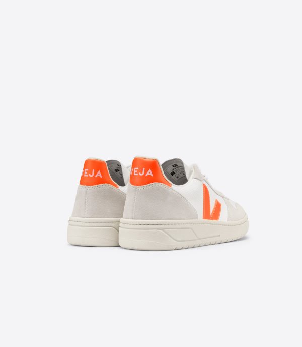 VEJA V-10 Mesh White, Natural, Orange Fluo Supply