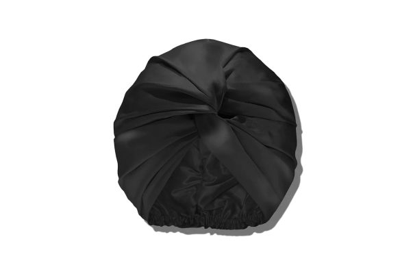 SLIP Silk Turban in Black on Sale