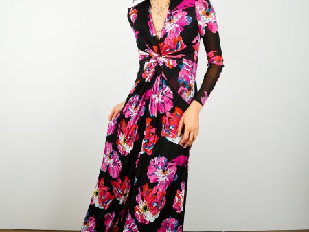 DVF Hades Dress in Pansy Wine Online