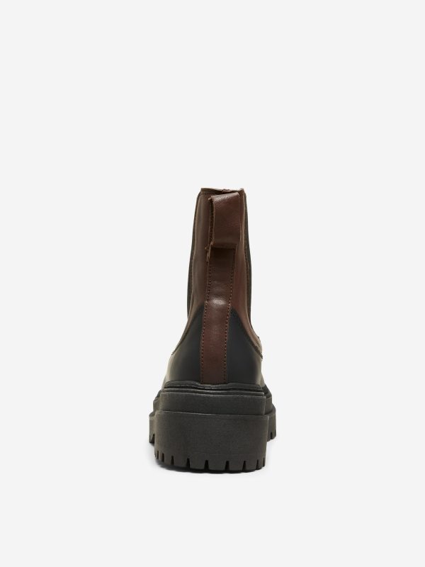 SLF Fasta Chunky Chelsea Boots in Carafe Online Hot Sale