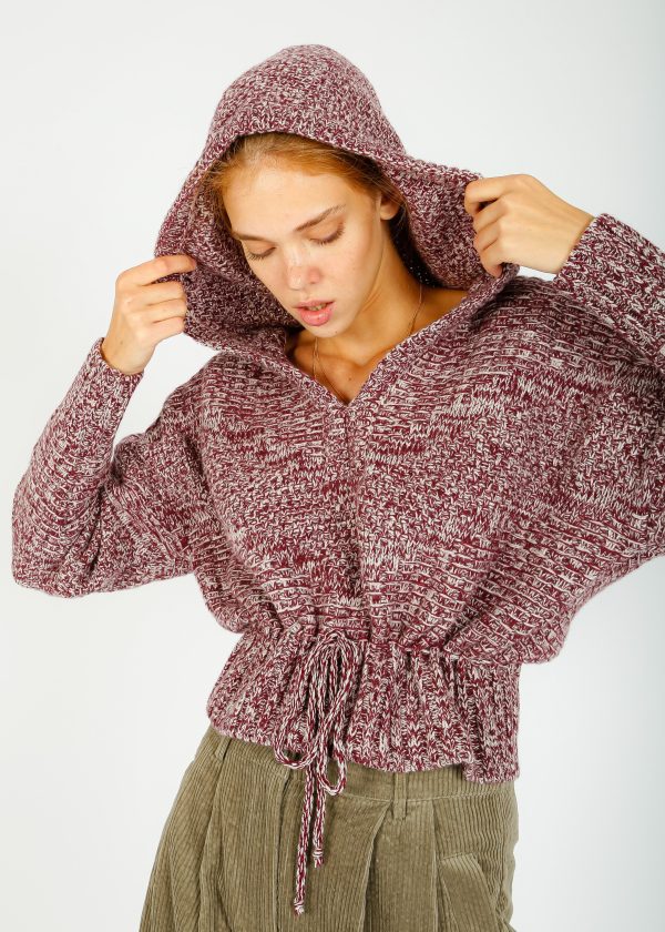 Ba&sh Mott Knit in Bordeaux Fashion