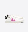 VEJA 52691 Campo Chromefree Trainers in White and Ultraviolet For Discount