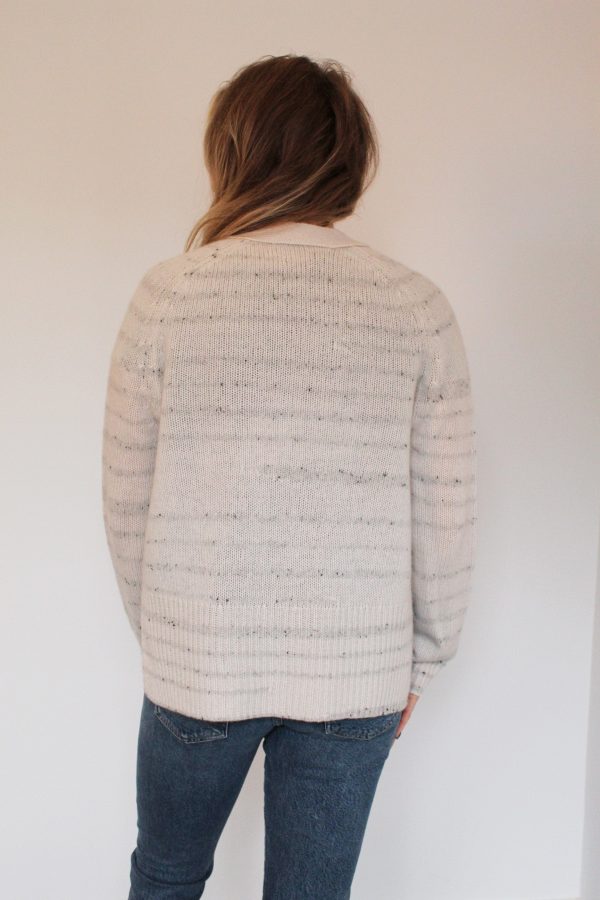 360 Vivianne Cardigan in Alabaster on Sale