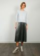 MM Falesia Pleated Skirt in Grey Supply