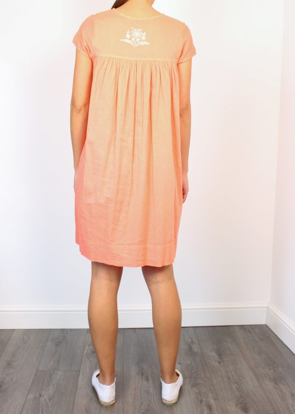 DREAM Beatrice Dress in Coral Cheap