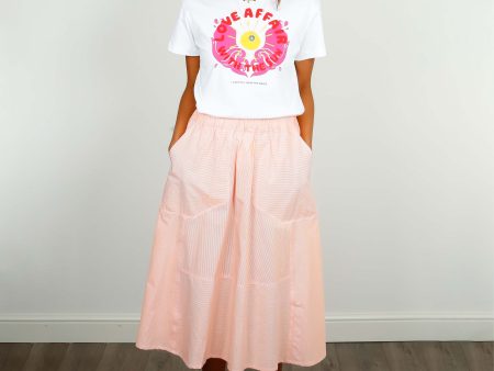 DAWN X DARE Pabla Skirt in Super Melon on Sale