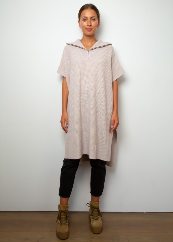 360 Wyatt Poncho in Sheepskin Hot on Sale