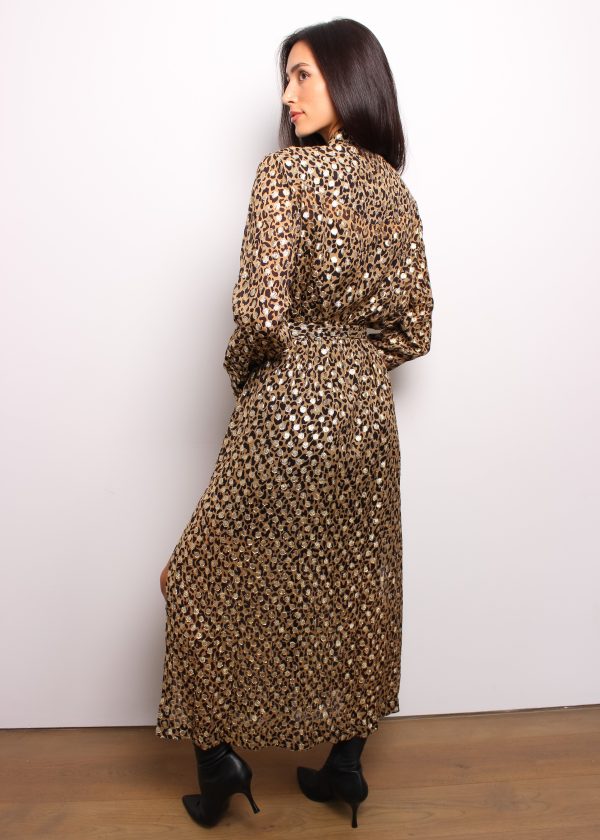 GG Golden Shirtdress in Leopard Online Hot Sale