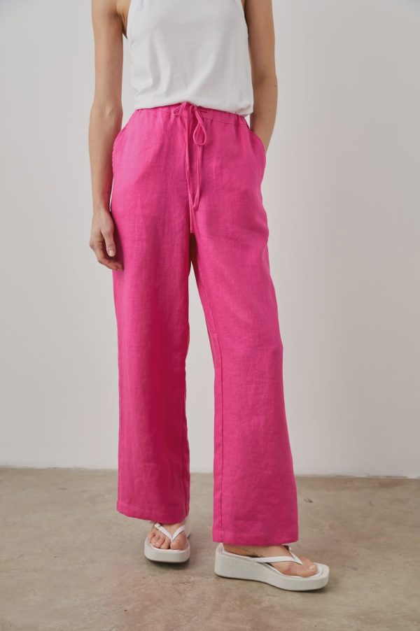 RAILS Emmie trousers in Raspberry Fashion