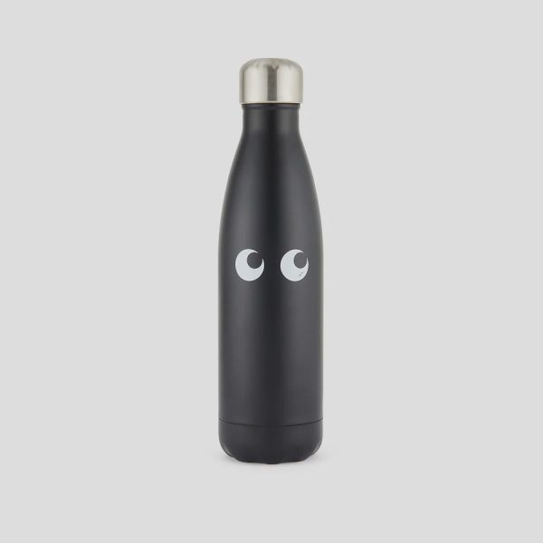 AH Water Bottle Eyes in Black For Sale