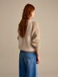 BR Datom Knit Cardi in Parchment For Discount