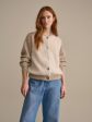 BR Datom Knit Cardi in Parchment For Discount