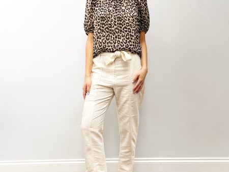 SEC.F Selene Track Trousers in White Swan Online Sale