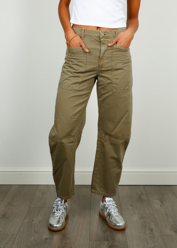 V Brylie Trousers in Gravel Cheap