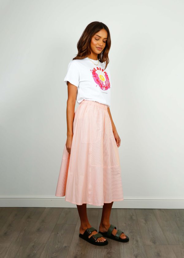 DAWN X DARE Pabla Skirt in Super Melon on Sale