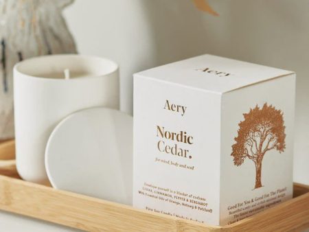 AERY Nordic Cedar Candle For Sale