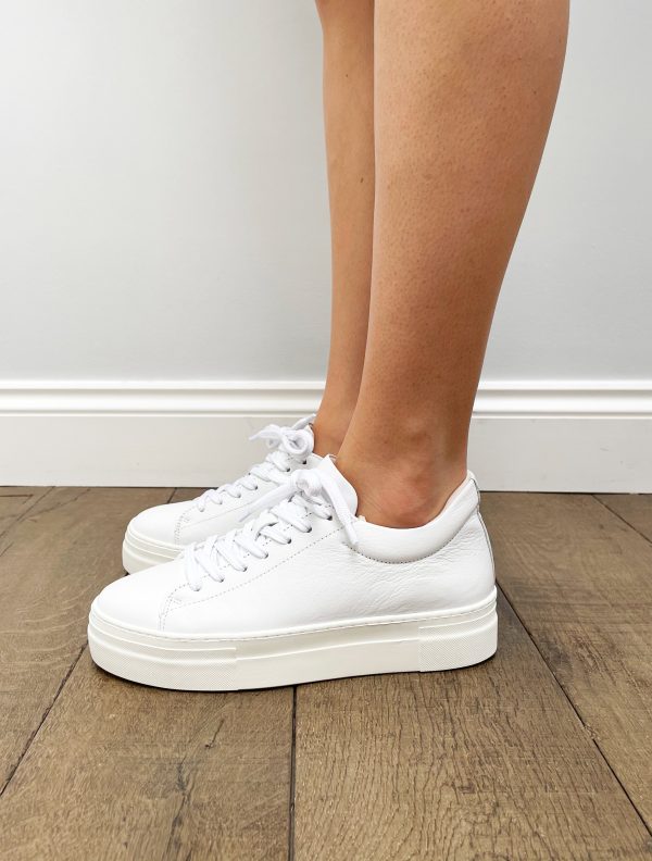 SLF Hailey Trainers in White with White Sole Online