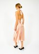 HARMUR Midi Wrap Dress in Rose Beige Online now