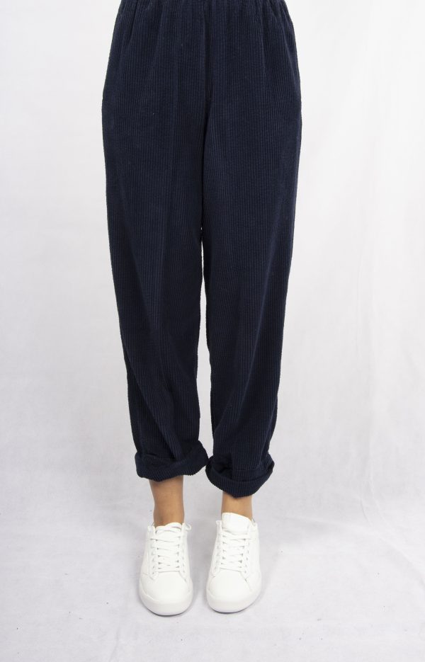 AV Padow Trousers in Navy Online Hot Sale