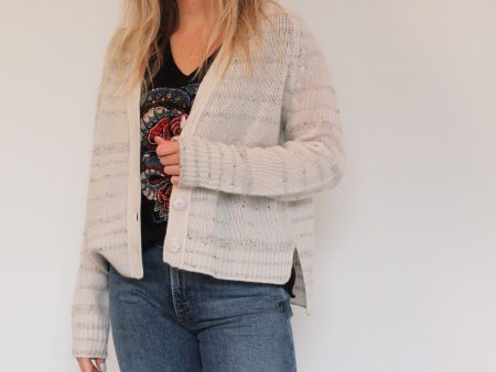 360 Vivianne Cardigan in Alabaster on Sale