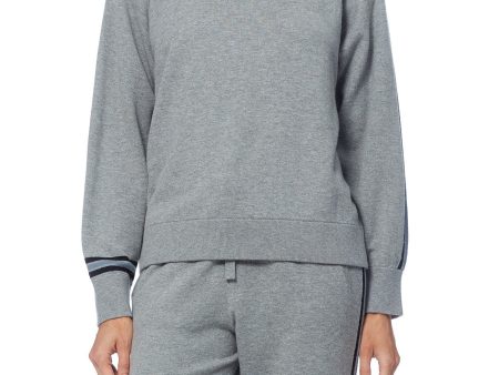 360 Carrie Crewneck Knit in Heather Grey For Cheap