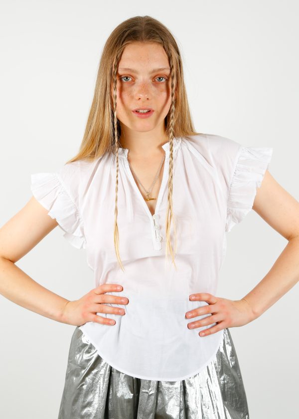 VB Milly Shirt in White Discount