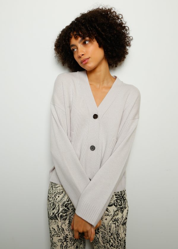 RAILS Lindi Cashmere Cardi in Stone Online